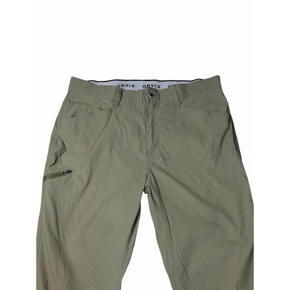 Orvis Pants Men's 38x32 Out Of Office Green Tech Performance Stretch Outdoor - Picture 2 of 12